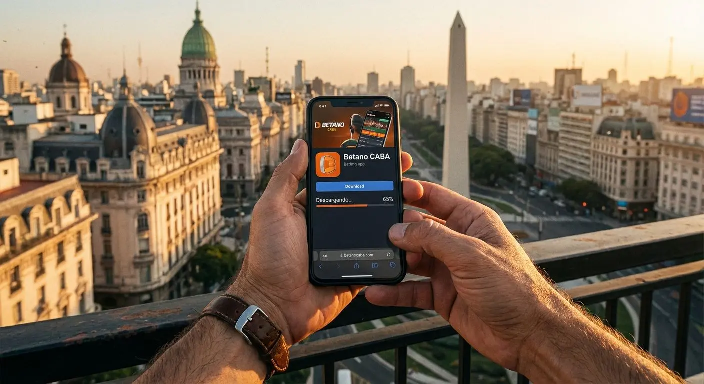 Descarga e instalación de la aplicación Betano CABA en smartphone argentino