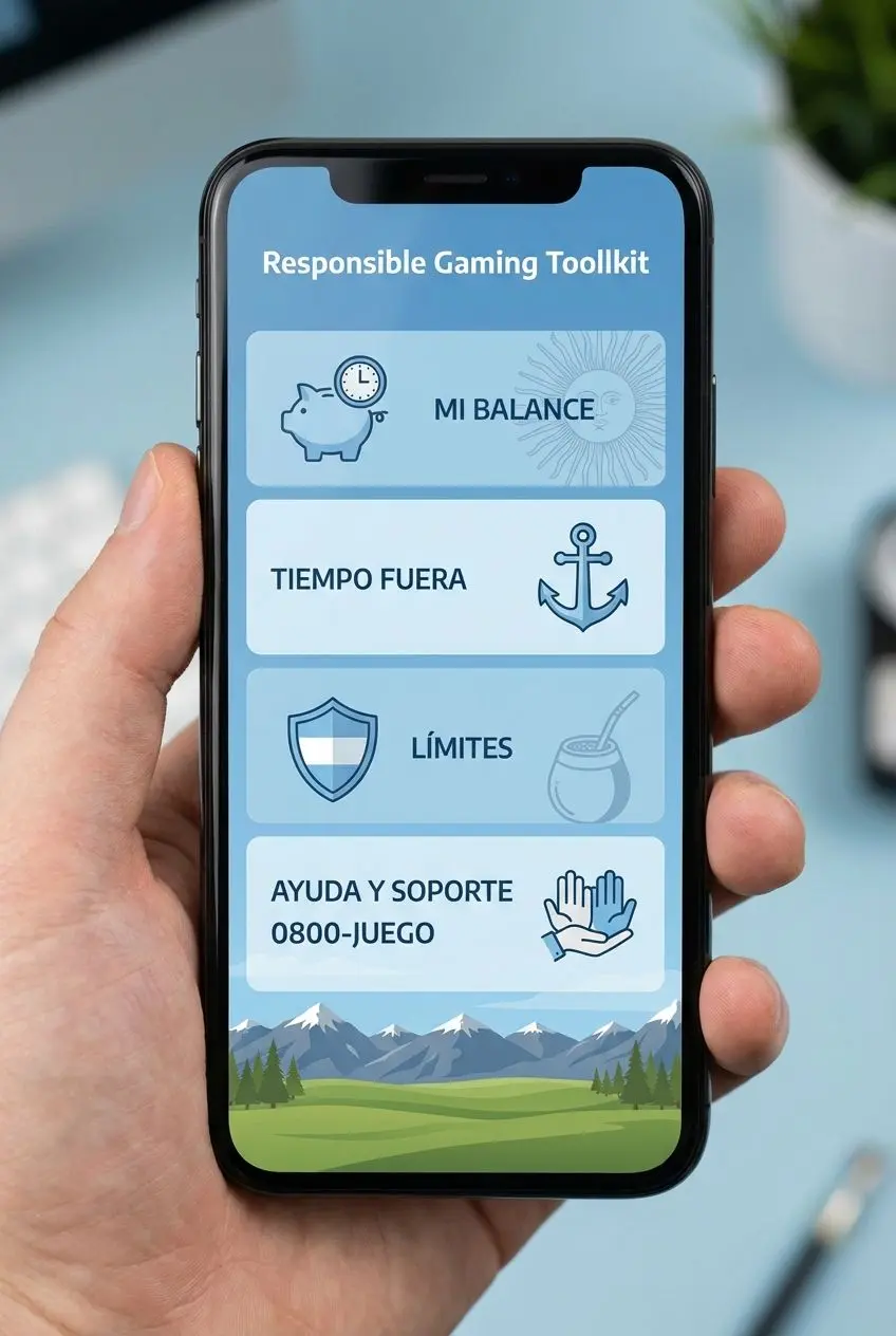 Herramientas de juego responsable en Betano, mostradas en dispositivo móvil.